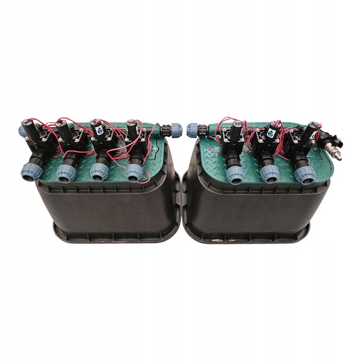 Комплект за напояване с колектор, Hunter PGV, 7 секции, PE тръба 32 мм