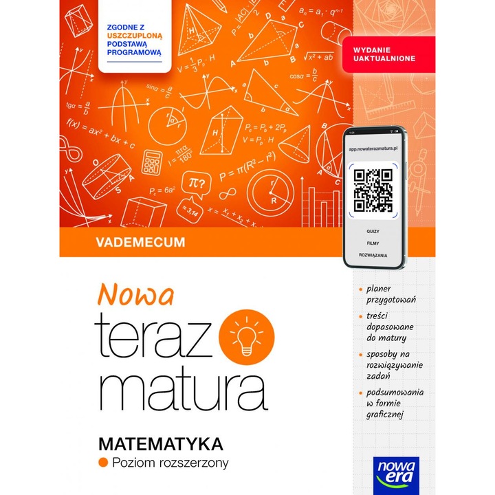 Matematica Vademecum 2025/26, Nowa Era, pentru pregatirea la examenul de maturitate, acces digital, 2026