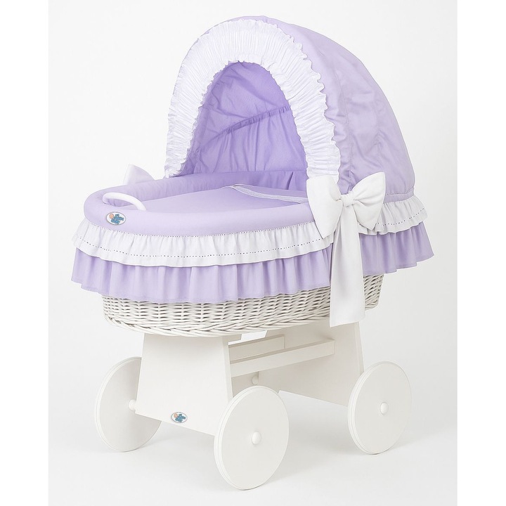 Cos My Sweet Baby, alb, cu husa din bumbac, dimensiuni mari, 100% natural