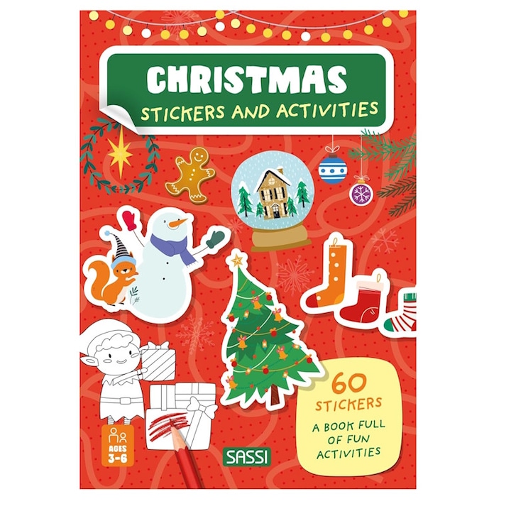Карта с дейности - Коледа, SASSI, 3 години+