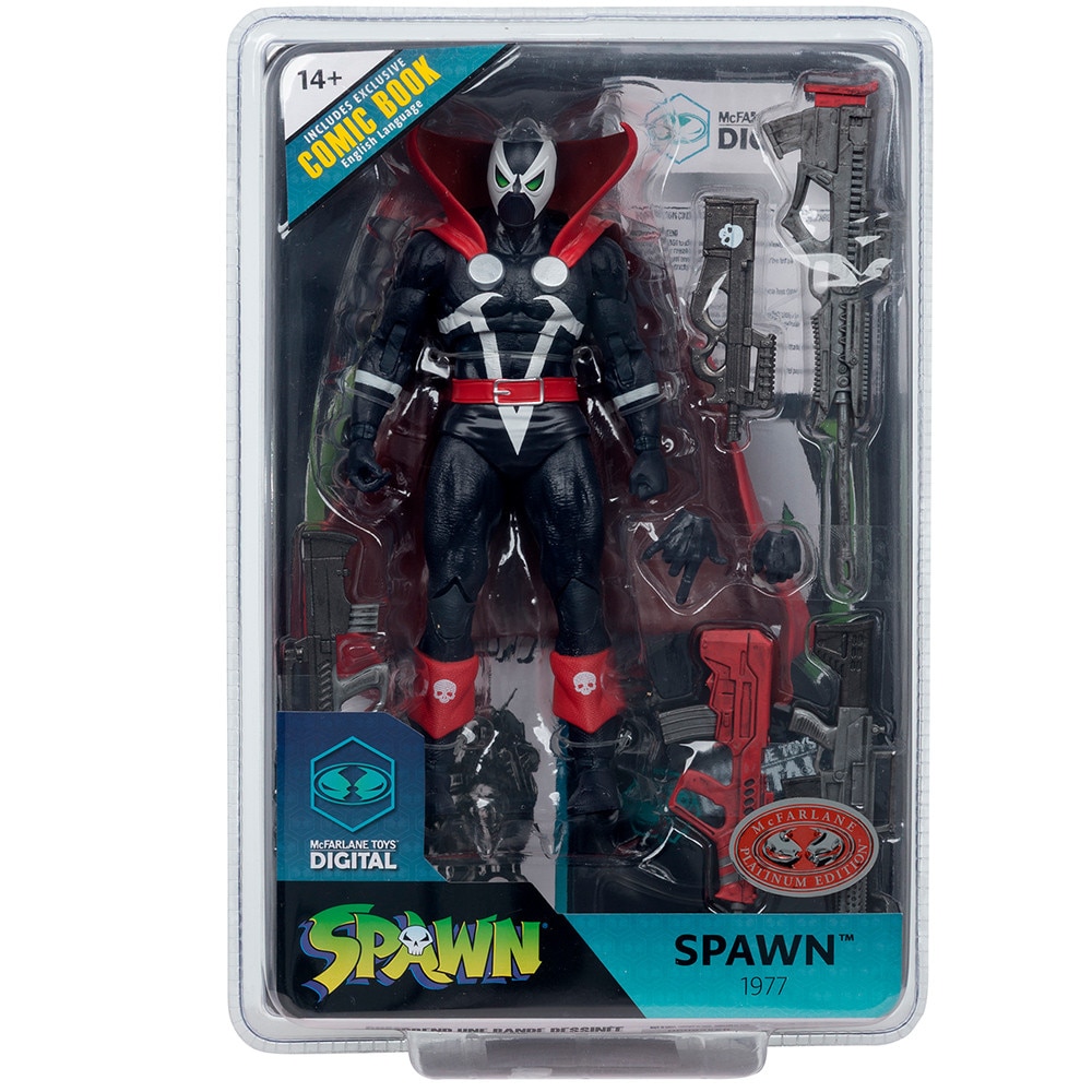 Figurina McFarlane Toys Spawn, Spawn 77 cu Benzi Desenate si
