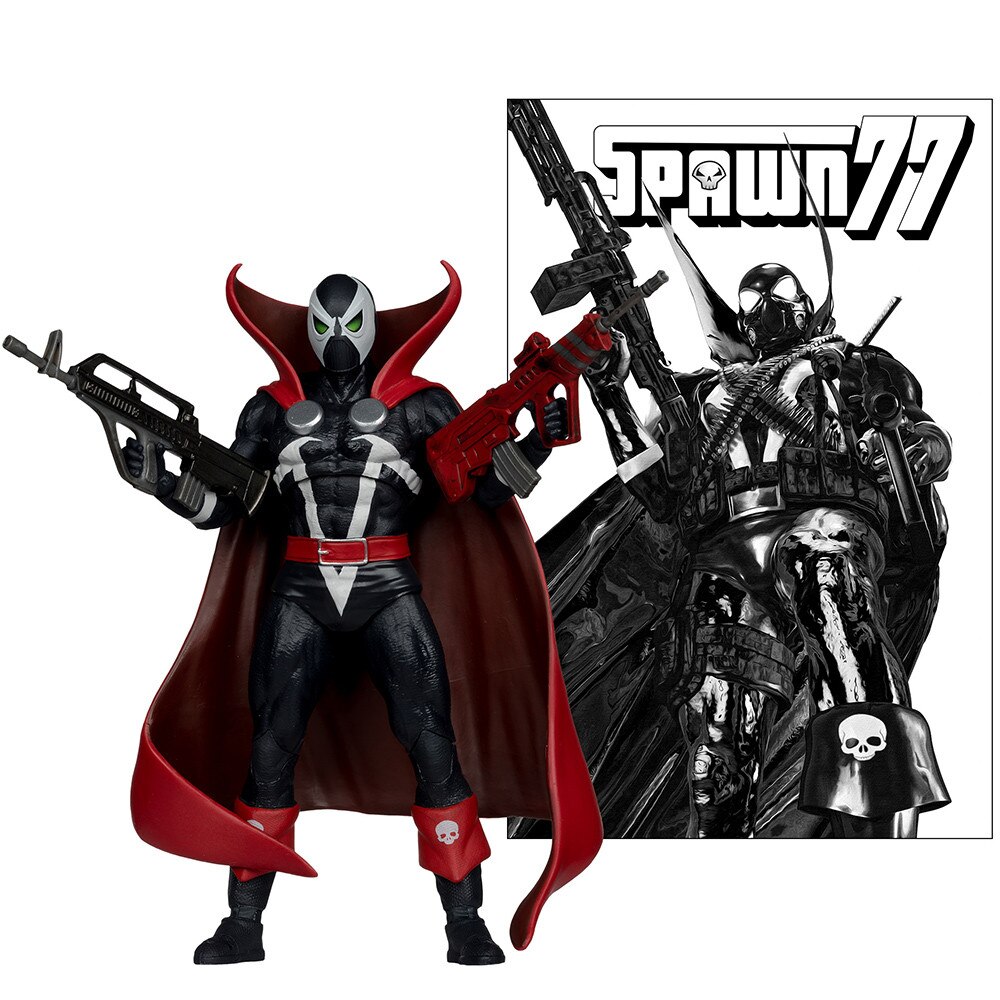 Figurina McFarlane Toys Spawn, Spawn 77 cu Benzi Desenate si