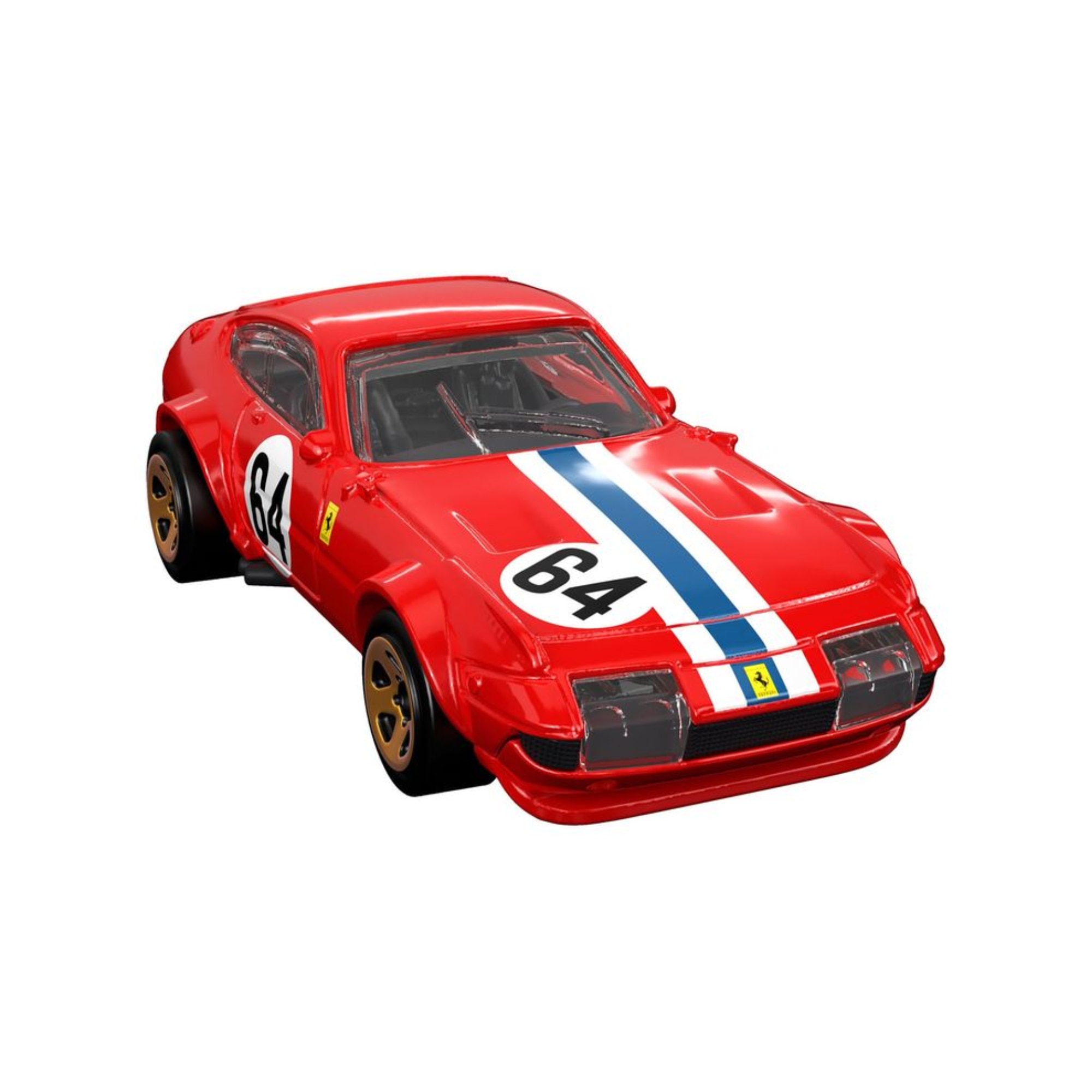 Masinuta Hot Wheels Ferrari 365 GTB4 Competizione, rosu, scara 1