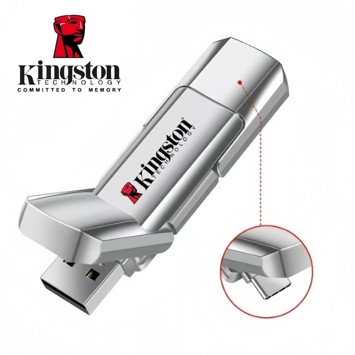 Флашка 2 в 1 USB Flash Drive 2TB Pen Drive USB 3.0