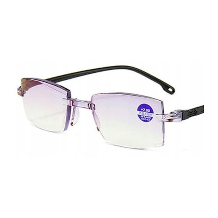 Swokance korrekciós szemüveg, -1.50, tükröződésmentes, polikarbonát, átlátszó, uniszex, tokkal és törlőkendővel