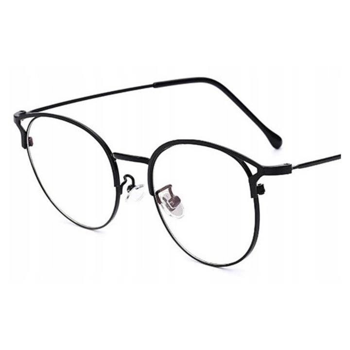 Ochelari de calculator unisex Swokance, transparent, policarbonat, protecție lumina albastră, set ochelari + carcasa + ștergere
