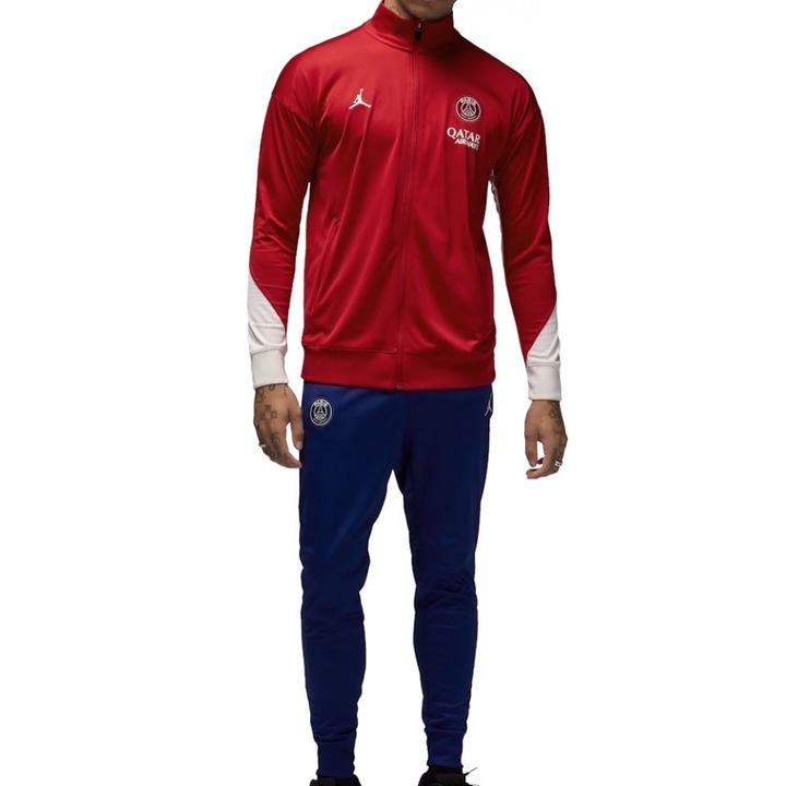 Trening Nike PSG X Jordan 24/25 Strike pentru barbati, Rosu/Bleumarin