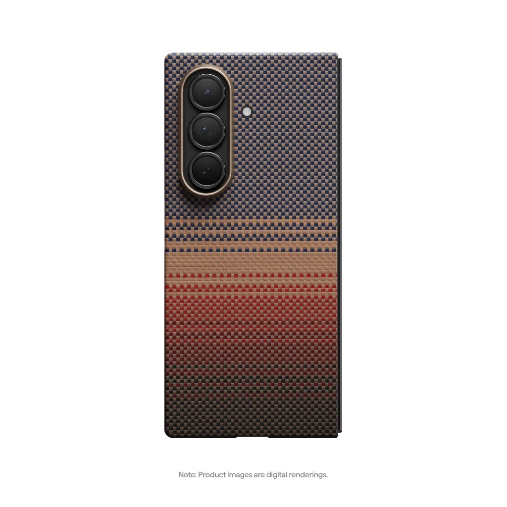 Husa de protectie Pitaka pentru Galaxy Z Fold7 MagEZ 7 Ultra-Slim, Sunset