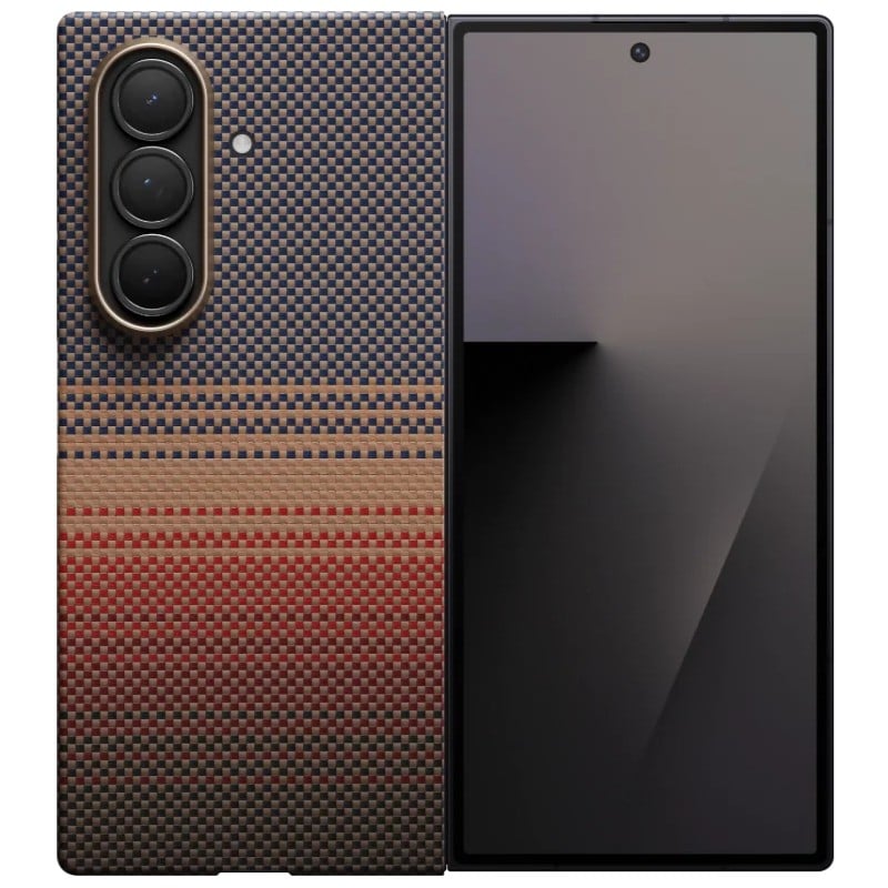 Husa de protectie Pitaka pentru Galaxy Z Fold7 MagEZ 7 Ultra-Slim, Sunset