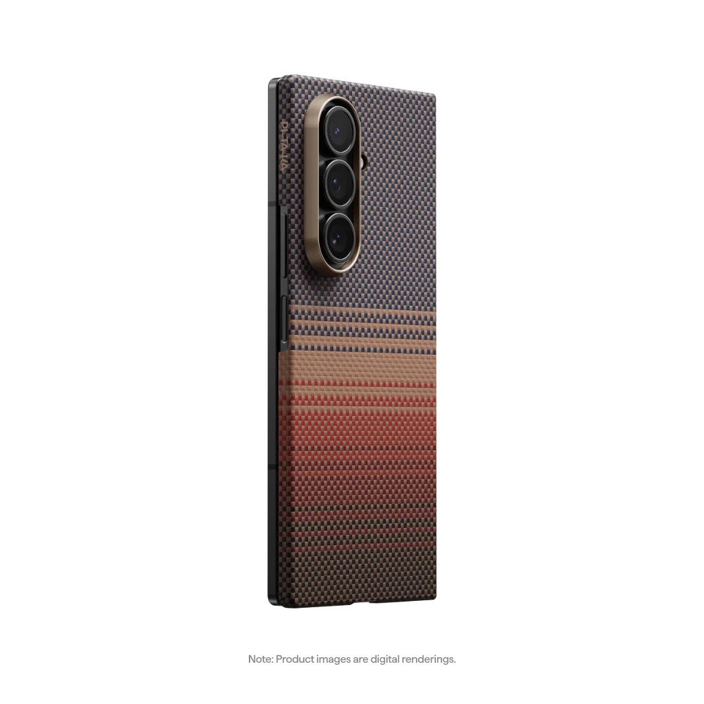 Husa de protectie Pitaka pentru Galaxy Z Fold7 MagEZ 7 Ultra-Slim, Sunset
