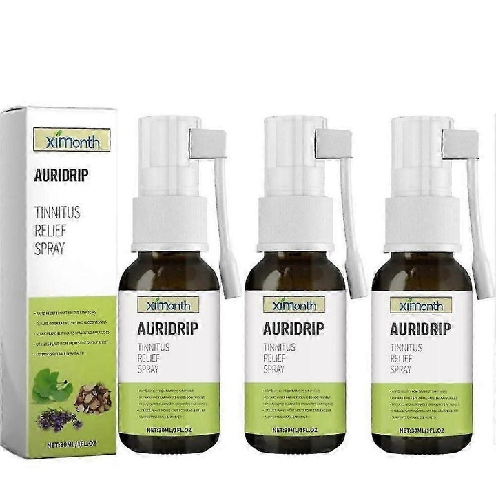 Spray pentru usurarea tinitusului, 3x30 ml