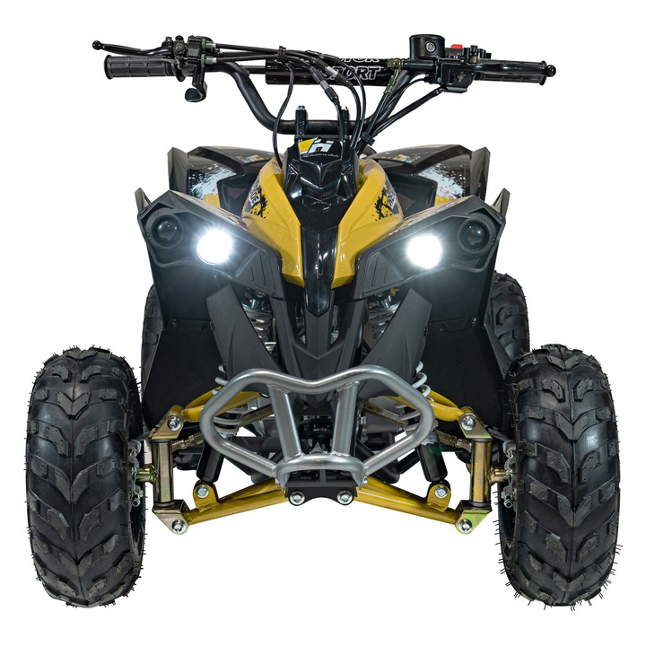 ATV за деца, RAMIZ, RENEGADE HIPERFECT 110CC, 50км/ч, 73кг, жълт, 123x80x73см