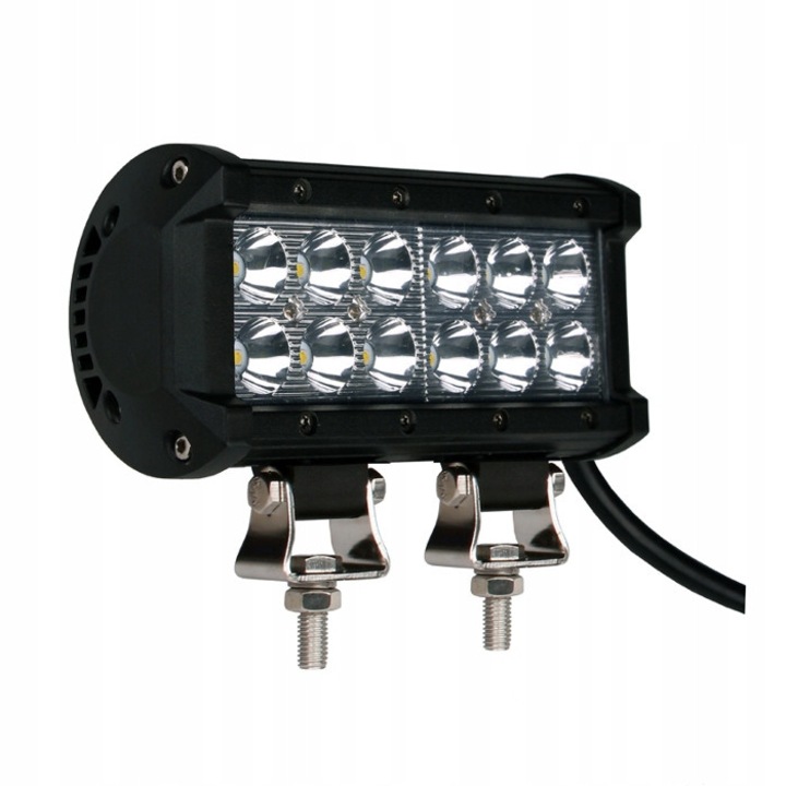 Proiector LED DBautomotive, 12LED, 36W, 6000-6500K, 17x8x6cm