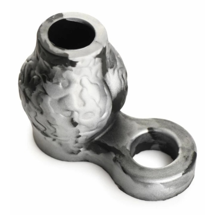 Силиконов пръстен за захващане, XR Brands, силикон, сив