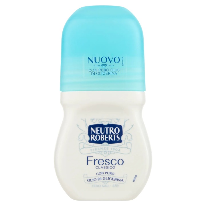 Deodorant Roll On Classico, Neutro Roberts, 50 ml
