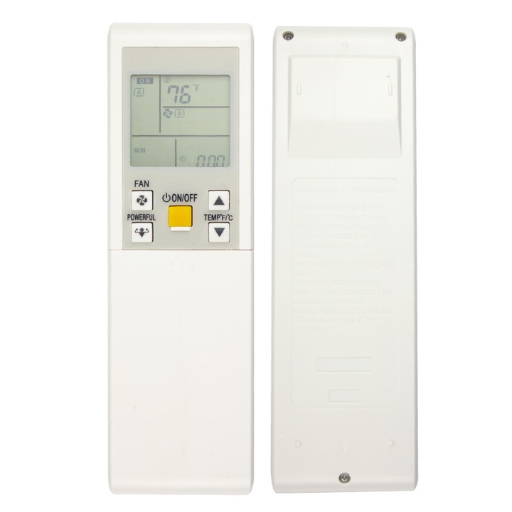 Telecomanda universala pentru aer conditionat, ABS, distanta de 10m, pre-programata