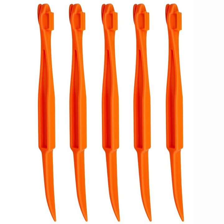 Set de curatare citrice, unelte din plastic, pentru portocale, lamai, 5 bucati