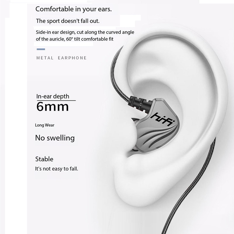 Casti cu fir, In-Ear, Type-C, control apeluri/volum, 1.2m, calitate sunet Hi-Fi, Argintiu