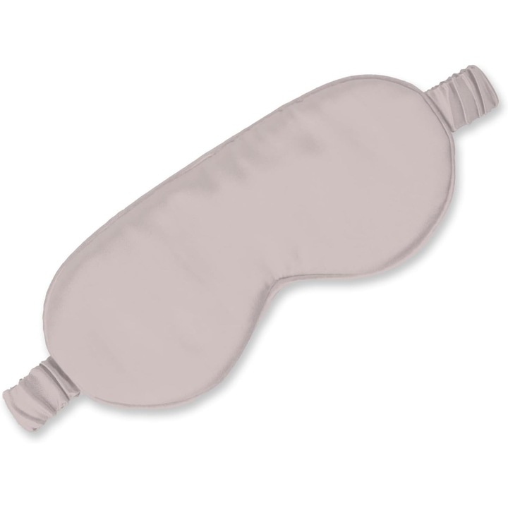 Masca de ochi din Tencel Eucalyptus, vegana, anti-alergica, roz, set de calatorie