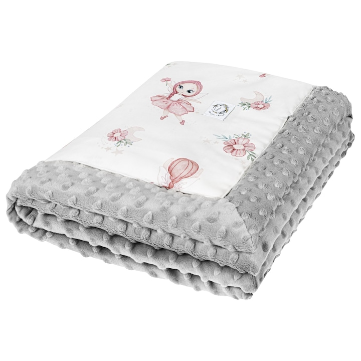 Bonjour Cherie babatakaró, 65x75 cm, 100% pamut, minky, antiallergén