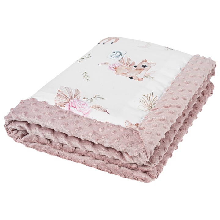 Bonjour Cherie babatakaró, 65x75 cm, 100% pamut, minky, antiallergén