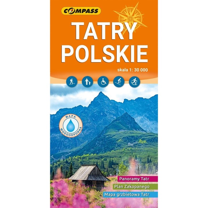 Harta - Tatry Polskie 1:30 000, Compass