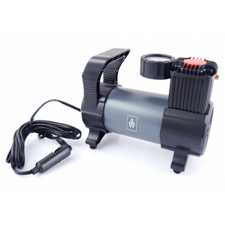 Compresor auto DBautomotive 12V 100 PSI, 144W, 30l/min, 300cm, 3 adaptoare