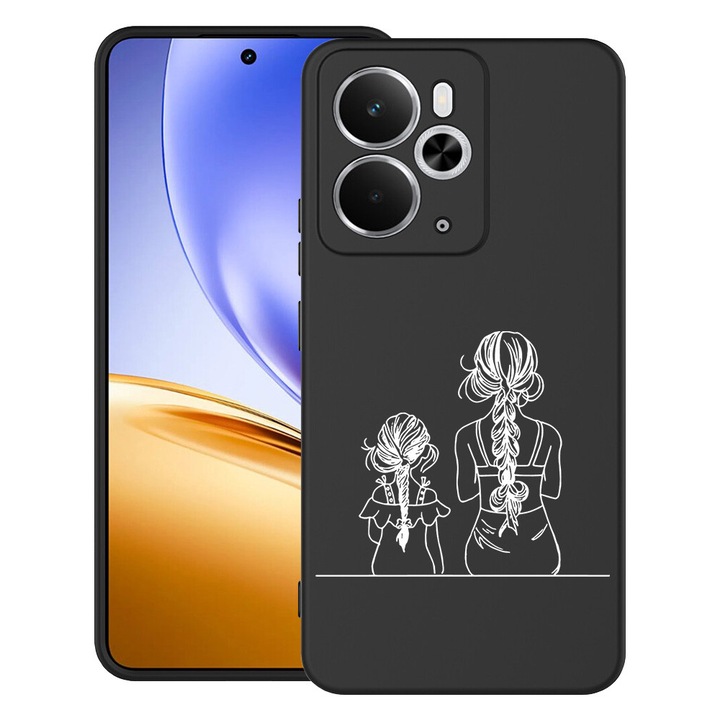 BestCase® Ultra Slim TPU tok Realme 14 5G-hez, Anya és lánya mintával, 3113069 B 1048