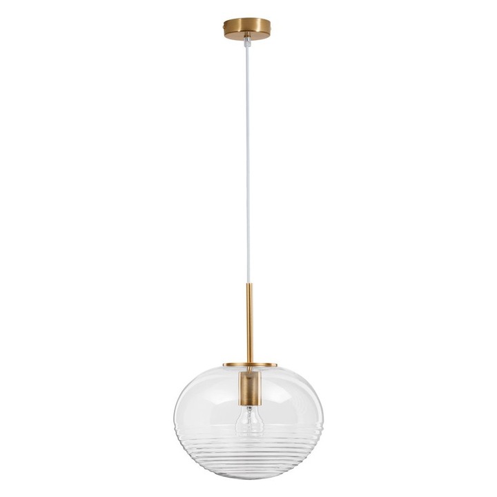 Полилей Nova Luce Maeve, метал/стъкло, размери 28x190см, фасунга E27