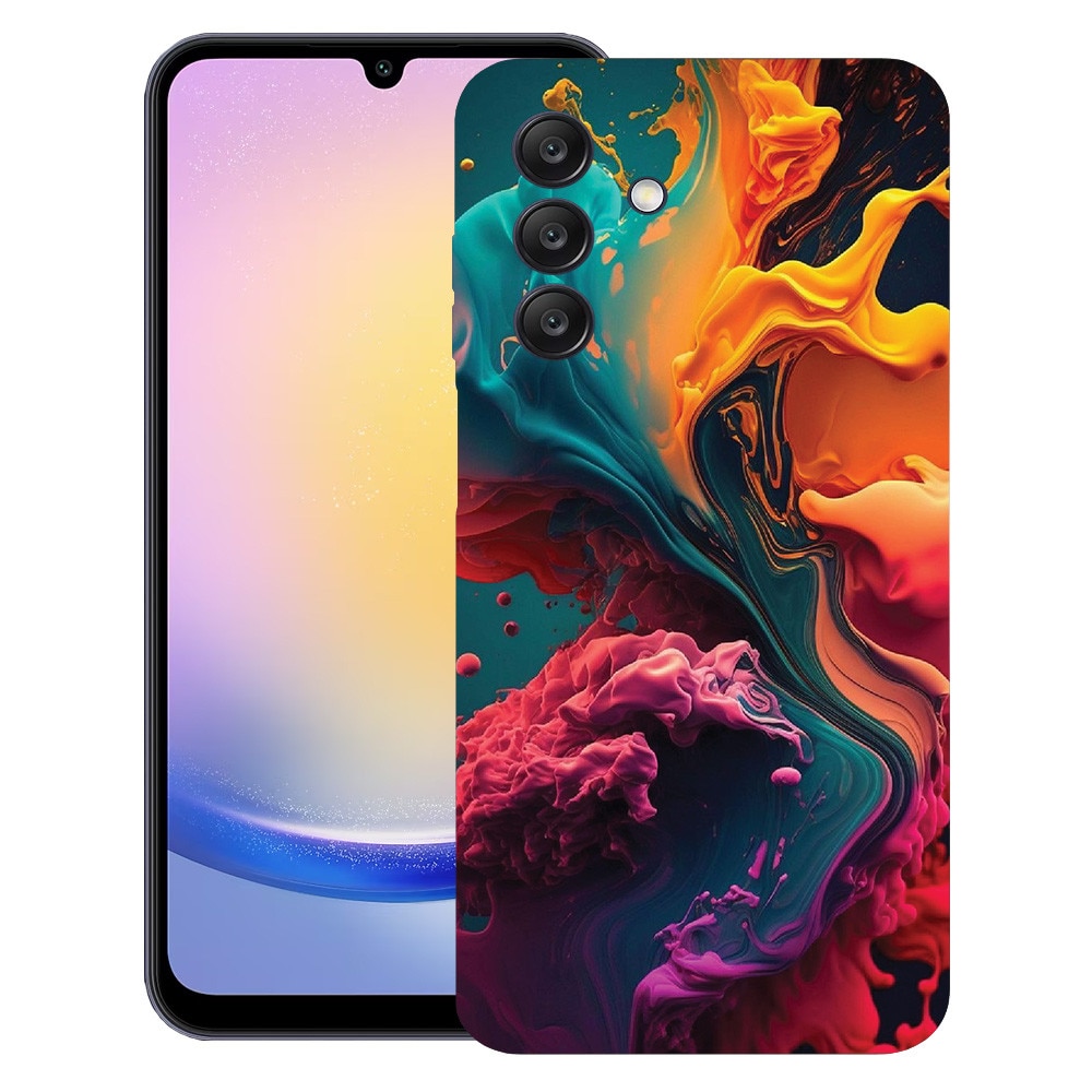 BestCase® Husa TPU Ultra Slim Compatibila cu Samsung Galaxy A57, Liquid Colors, Protectie Camera, Rezistenta la uzura, 3128369 B 1234