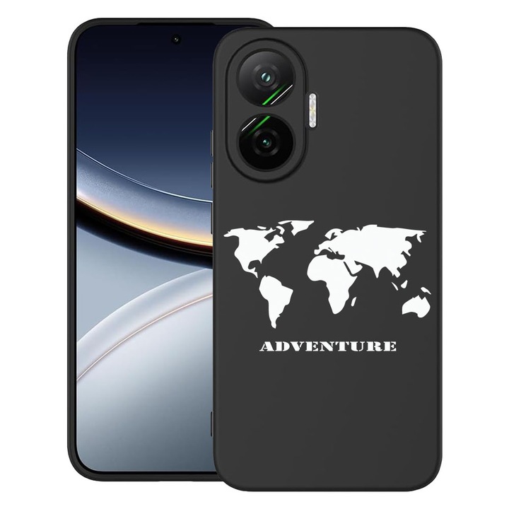 BestCase® Husa pentru Poco F7 cu Design Adventure, TPU Mat Ultra Slim, 2052009 B 734