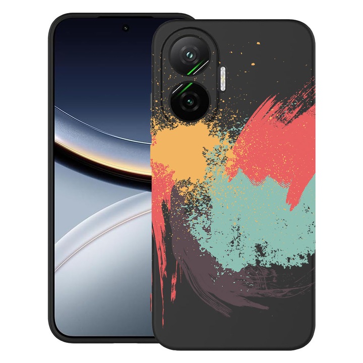 BestCase® Husa pentru Poco F7 cu Design Painting, TPU Mat Ultra Slim, 2052009 B 44