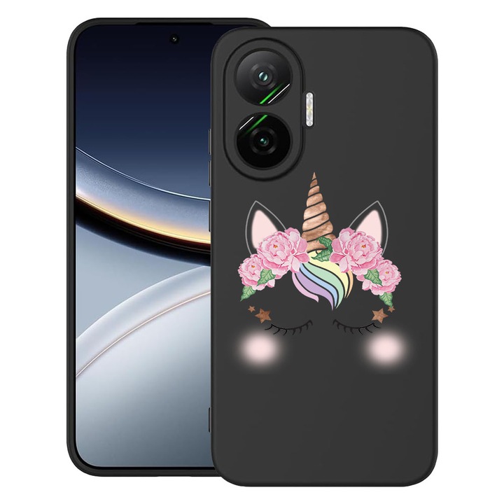 BestCase® Husa pentru Poco F7 cu Design Unicorn, TPU Mat Ultra Slim, 2052009 B 525