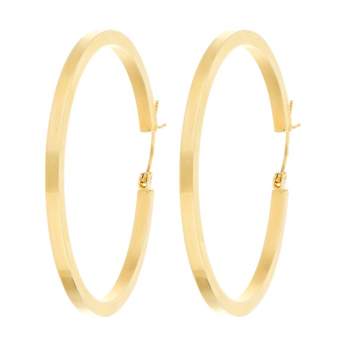 Cercei din aur galben de 14k