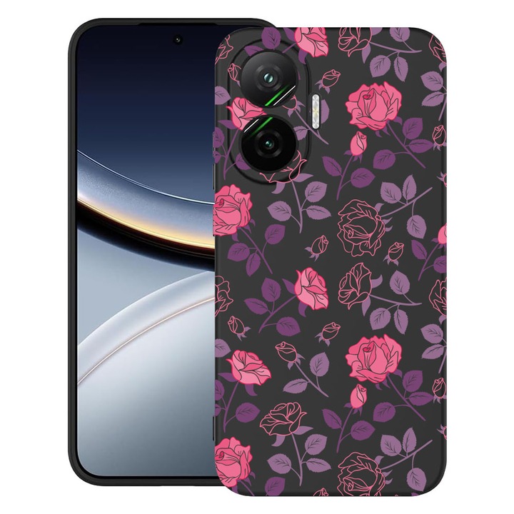 BestCase® Husa pentru Poco F7 cu Design Rose, TPU Mat Ultra Slim, 2052009 B 168