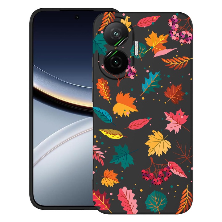 BestCase® Husa pentru Poco F7 cu Design Autumn Colors - Leafs, TPU Mat Ultra Slim, 2052009 B 99