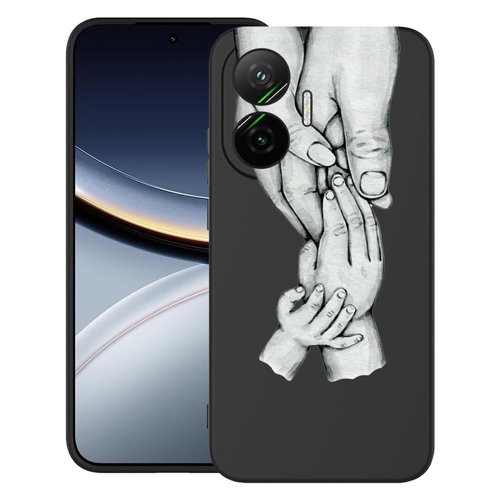 BestCase® Husa pentru Poco F7 cu Design Family, TPU Mat Ultra Slim, 2052009 B 959