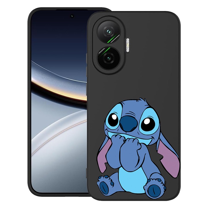 BestCase® Husa pentru Poco F7 cu Design Adorable Stitch, TPU Mat Ultra Slim, 2052009 B 1840