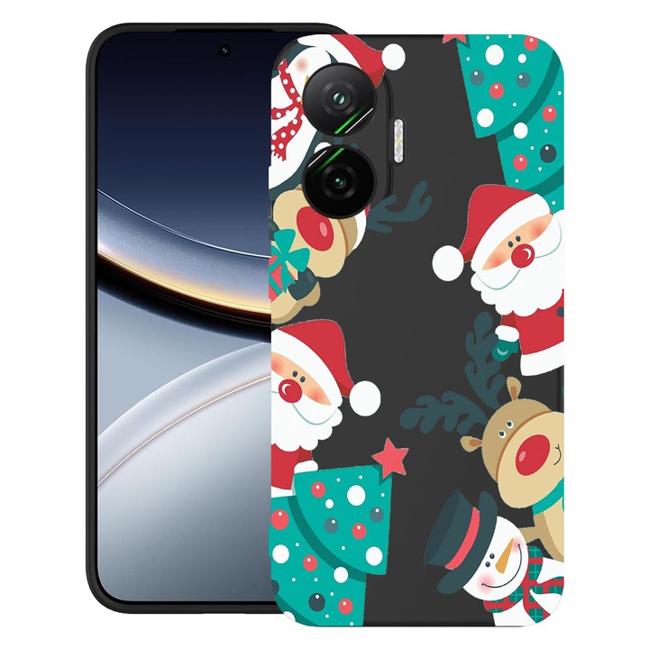 BestCase® Husa pentru Poco F7 cu Design Xmas, TPU Mat Ultra Slim, 2052009 B 338