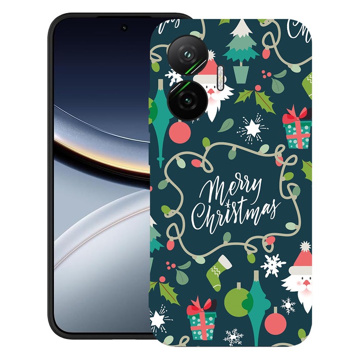 BestCase® Husa pentru Poco F7 cu Design Merry Christmas, TPU Mat Ultra Slim, 2052009 B 6