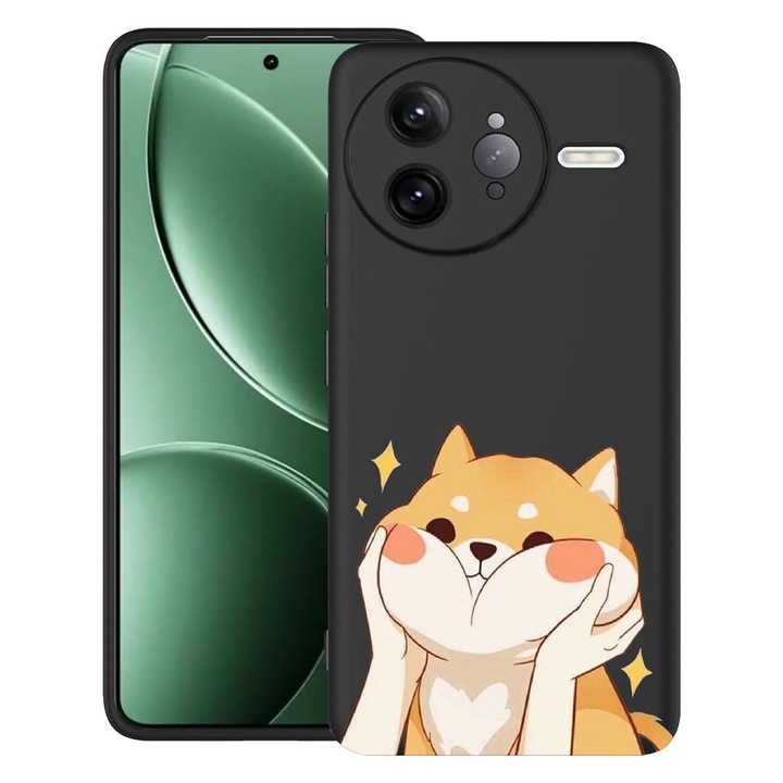BestCase® Husa pentru Poco F7 Ultra cu Design Emoji - Sweet Cat, TPU Mat Ultra Slim, 2052010 B 596