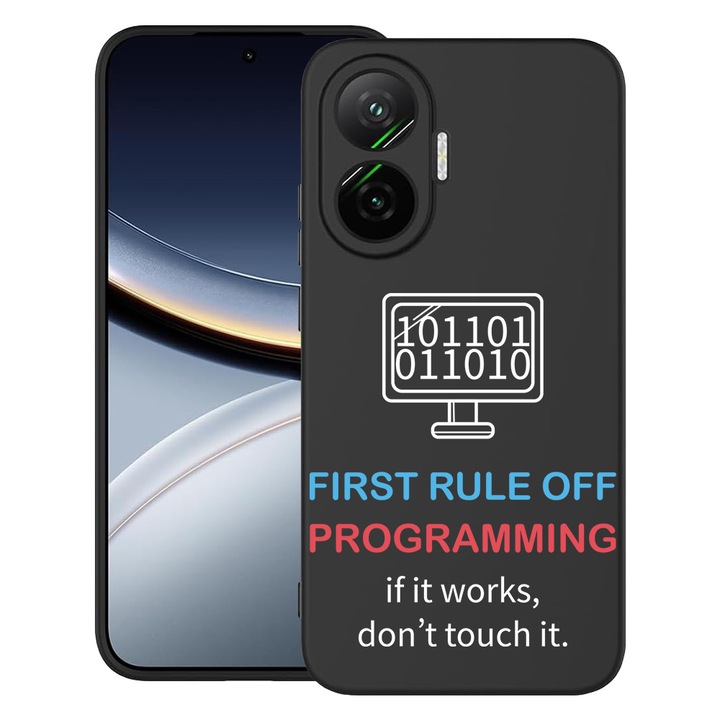 BestCase® Husa pentru Poco F7 cu Design IT First Rule, TPU Mat Ultra Slim, 2052009 B 1884