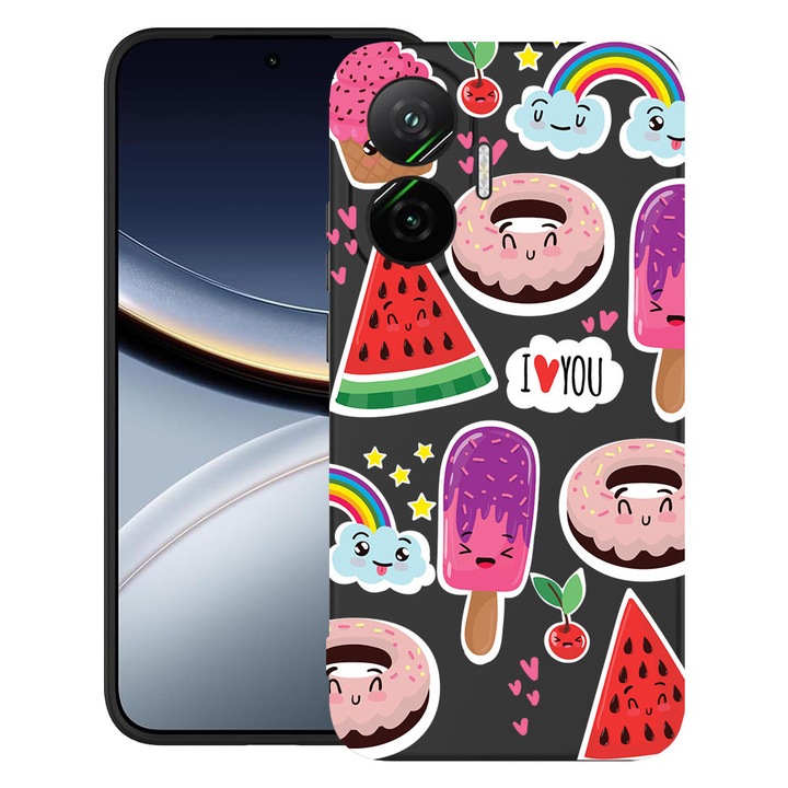 BestCase® Husa pentru Poco F7 cu Design Summer Feeling, TPU Mat Ultra Slim, 2052009 B 87