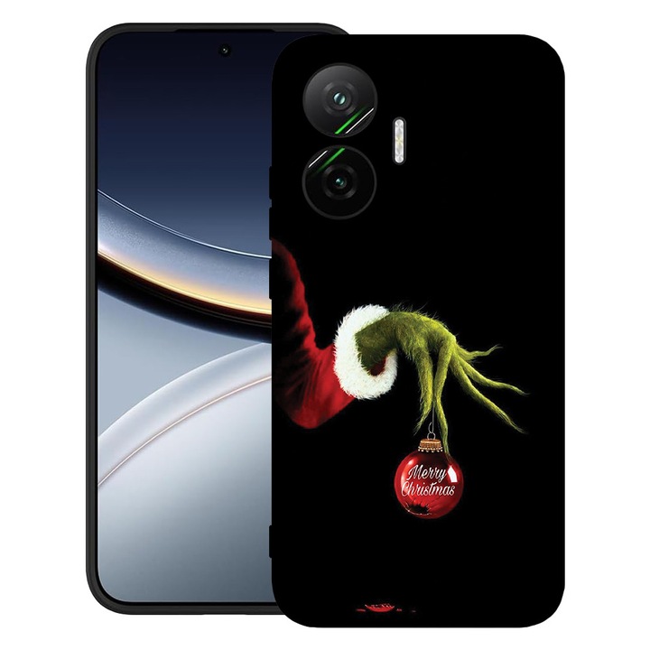 BestCase® Husa pentru Poco F7 cu Design Xmas Grinch, TPU Mat Ultra Slim, 2052009 B 1354