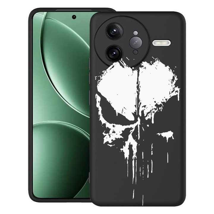 BestCase® Husa pentru Poco F7 Ultra cu Design Punisher, TPU Mat Ultra Slim, 2052010 B 1885