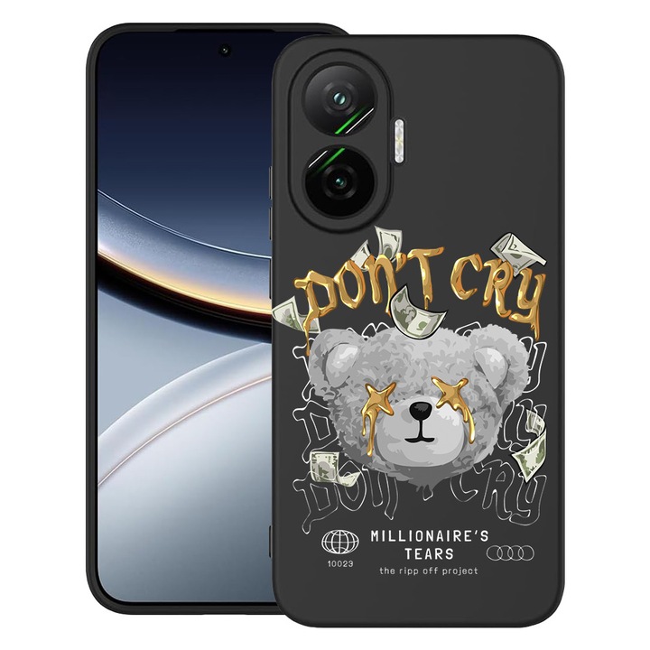 BestCase® Husa pentru Poco F7 cu Design Teddy Bear Millionaire's, TPU Mat Ultra Slim, 2052009 B 1552