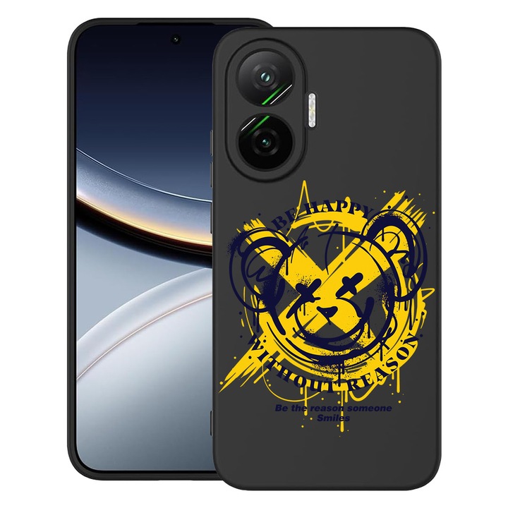 BestCase® Husa pentru Poco F7 cu Design Teddy Bear Be Happy, TPU Mat Ultra Slim, 2052009 B 1559