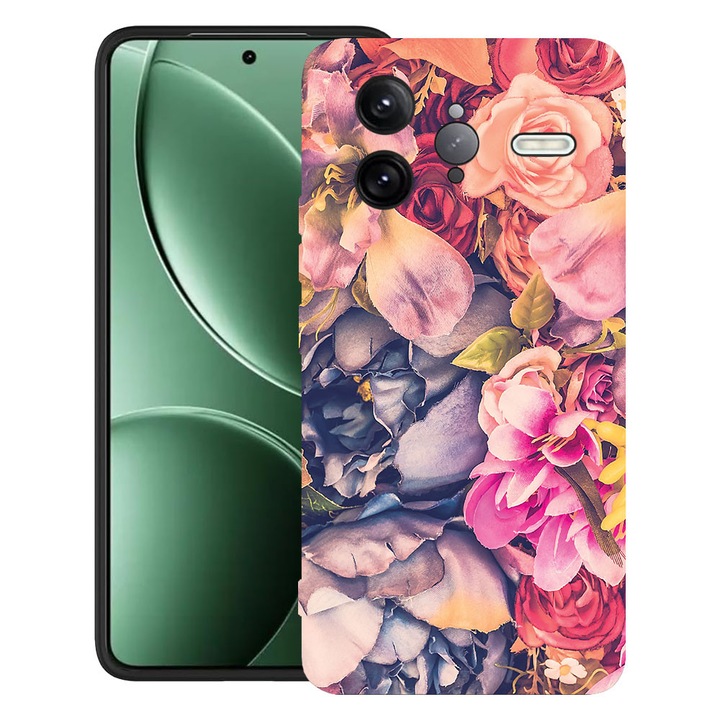 BestCase® Husa pentru Poco F7 Ultra cu Design Floral, TPU Mat Ultra Slim, 2052010 B 5