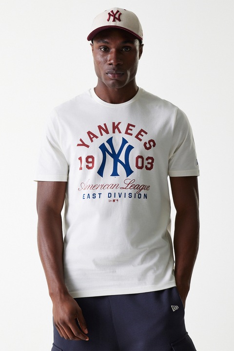 New Era, Памучна тениска New York Yankees MLB Wordmark, Бял