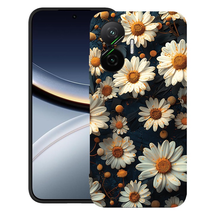 BestCase® Husa pentru Poco F7 cu Design 3D Daisy, TPU Mat Ultra Slim, 2052009 B 1440